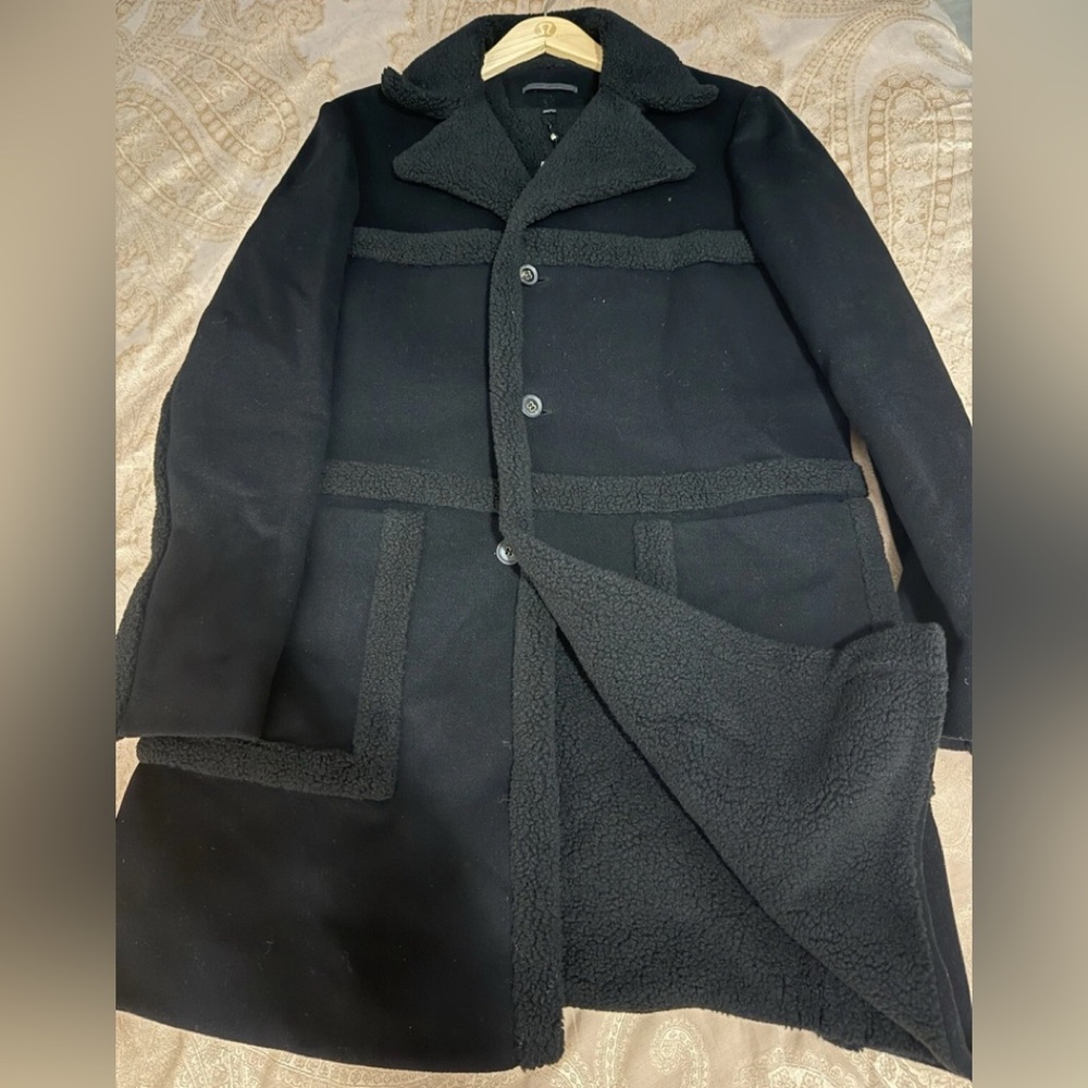 John Varvatos Black Coat - Picture 2 of 9